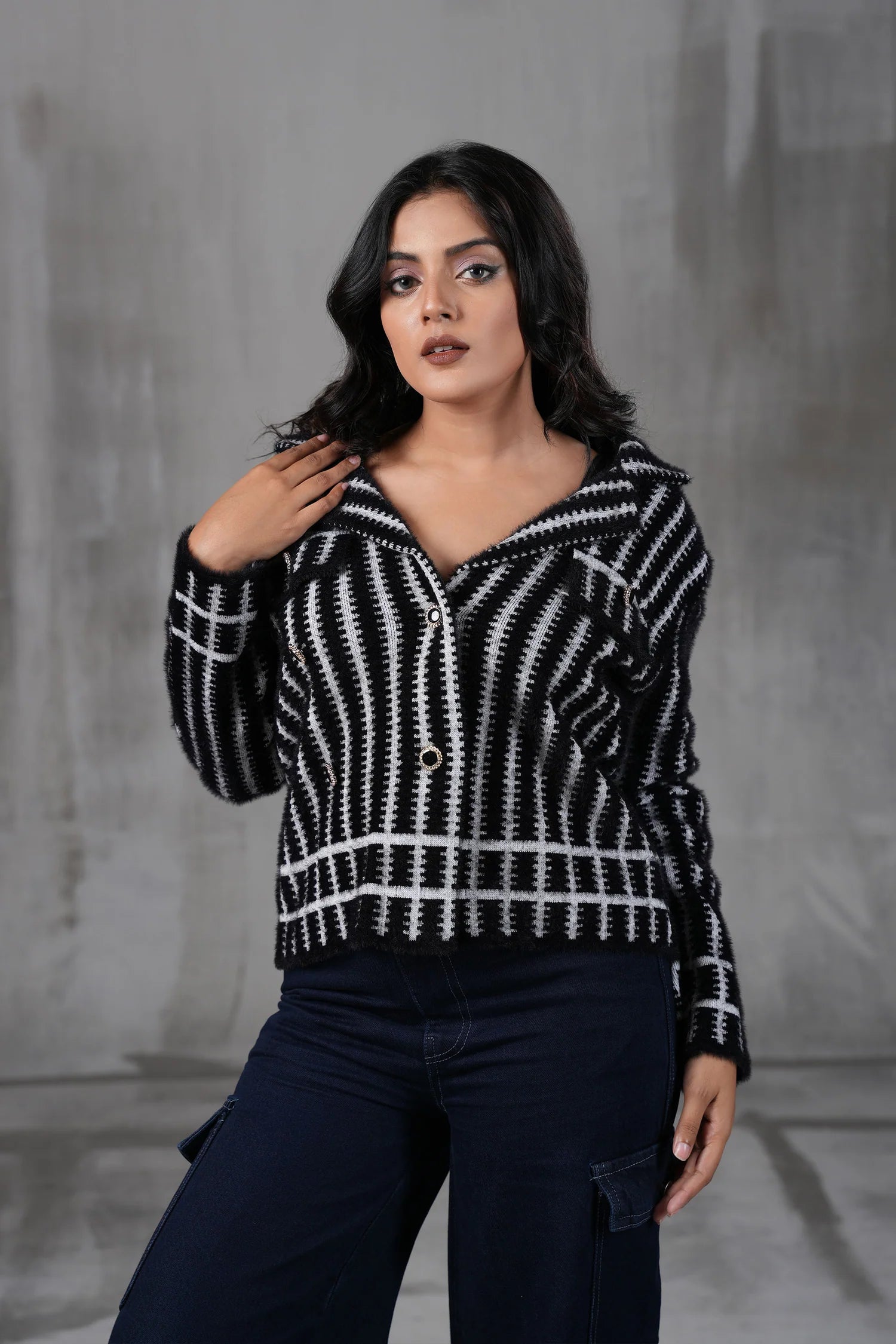 Minimal Luxe Pattern Coat