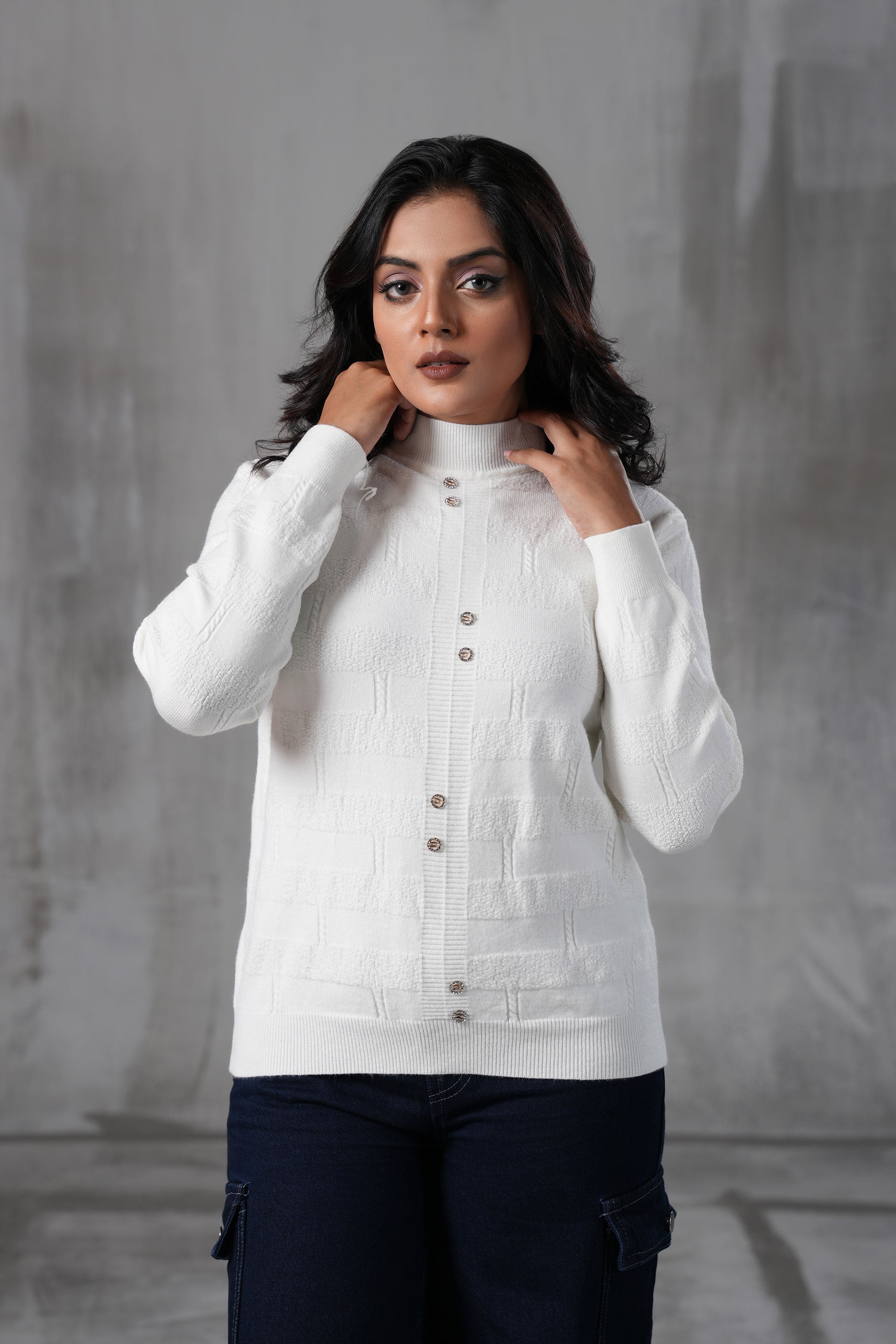 Classic Textured Knit Top