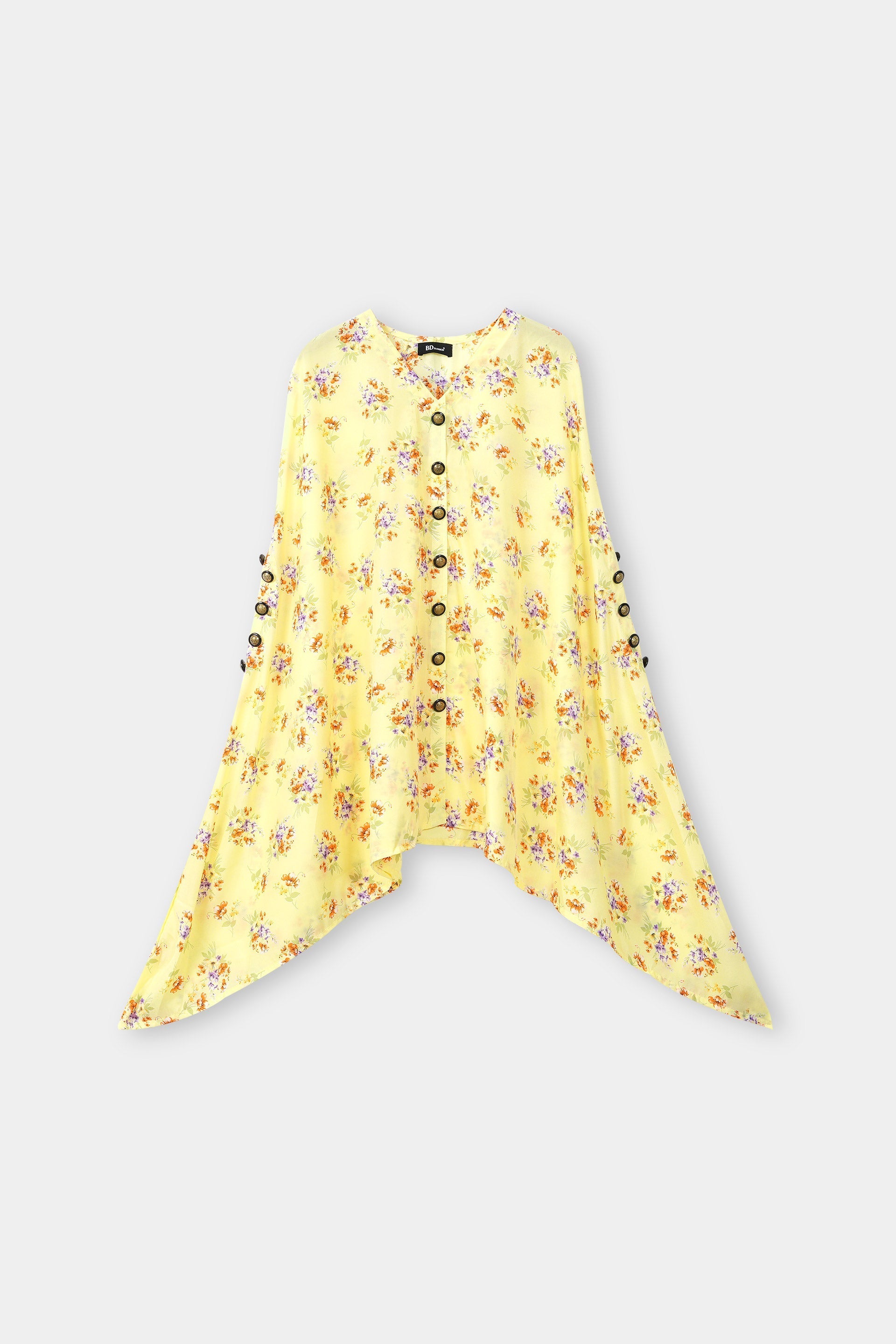 Kaftan Palazzo Set | Floral-Printed Kaftan | Cherry Chics