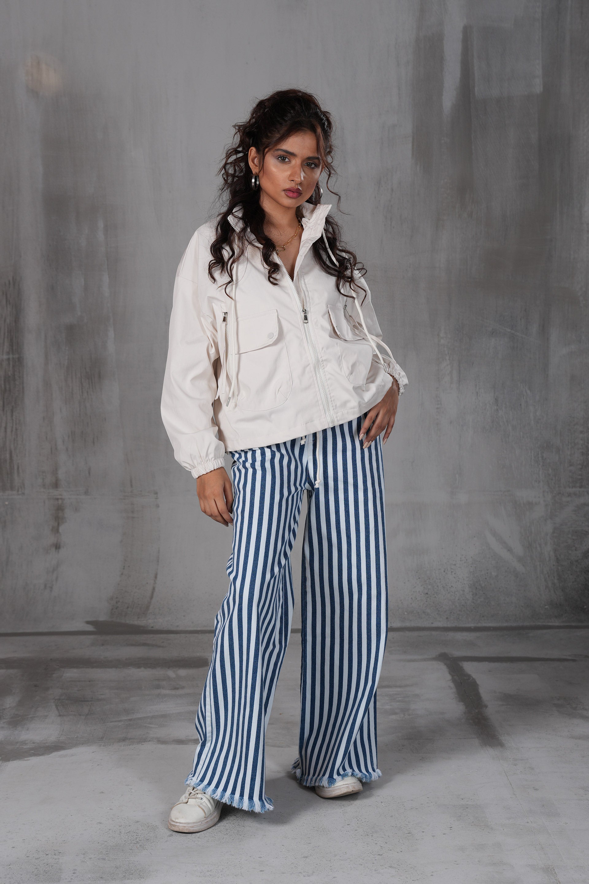 Trending luxe double Pocket style Jacket