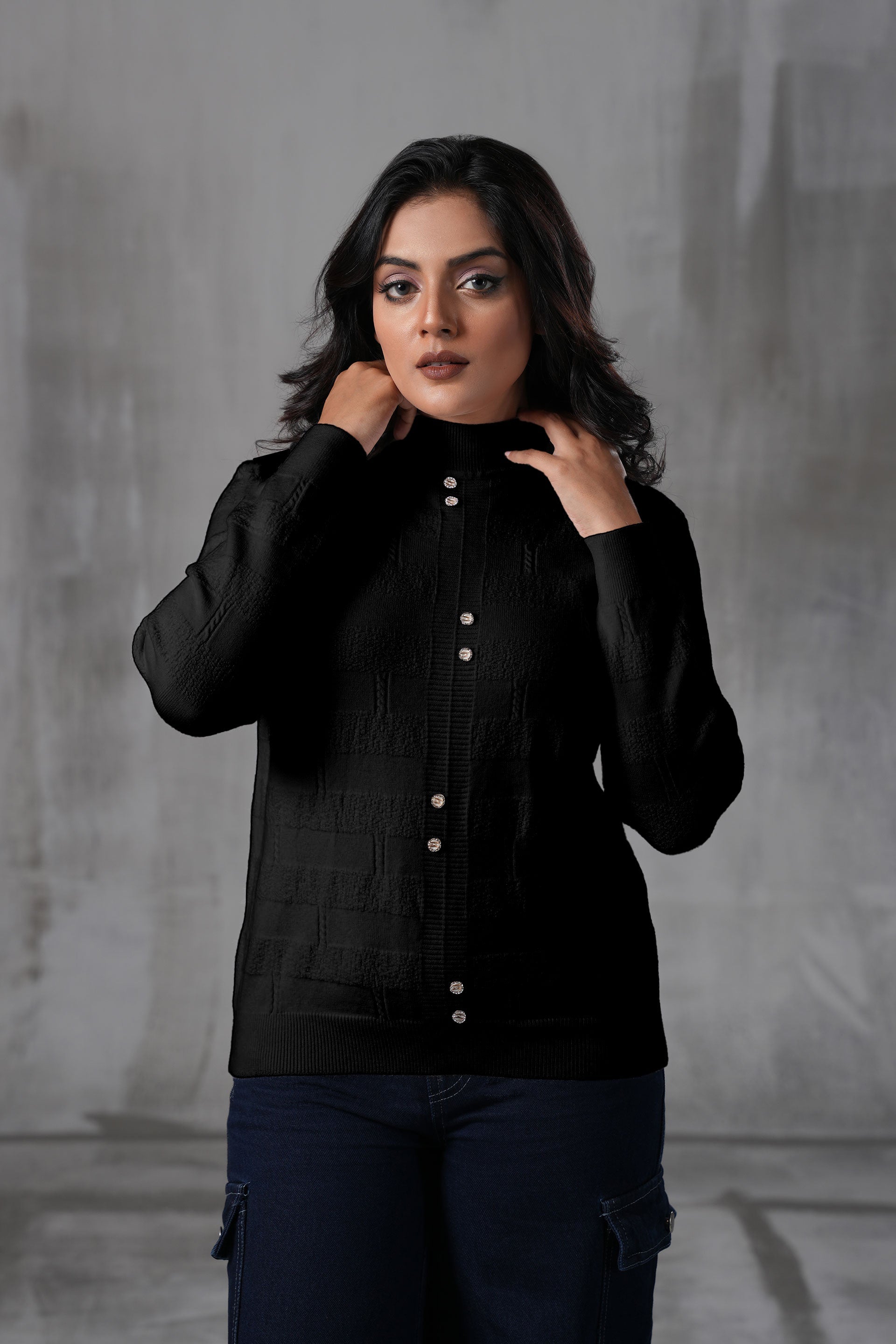 Classic Textured Knit Top