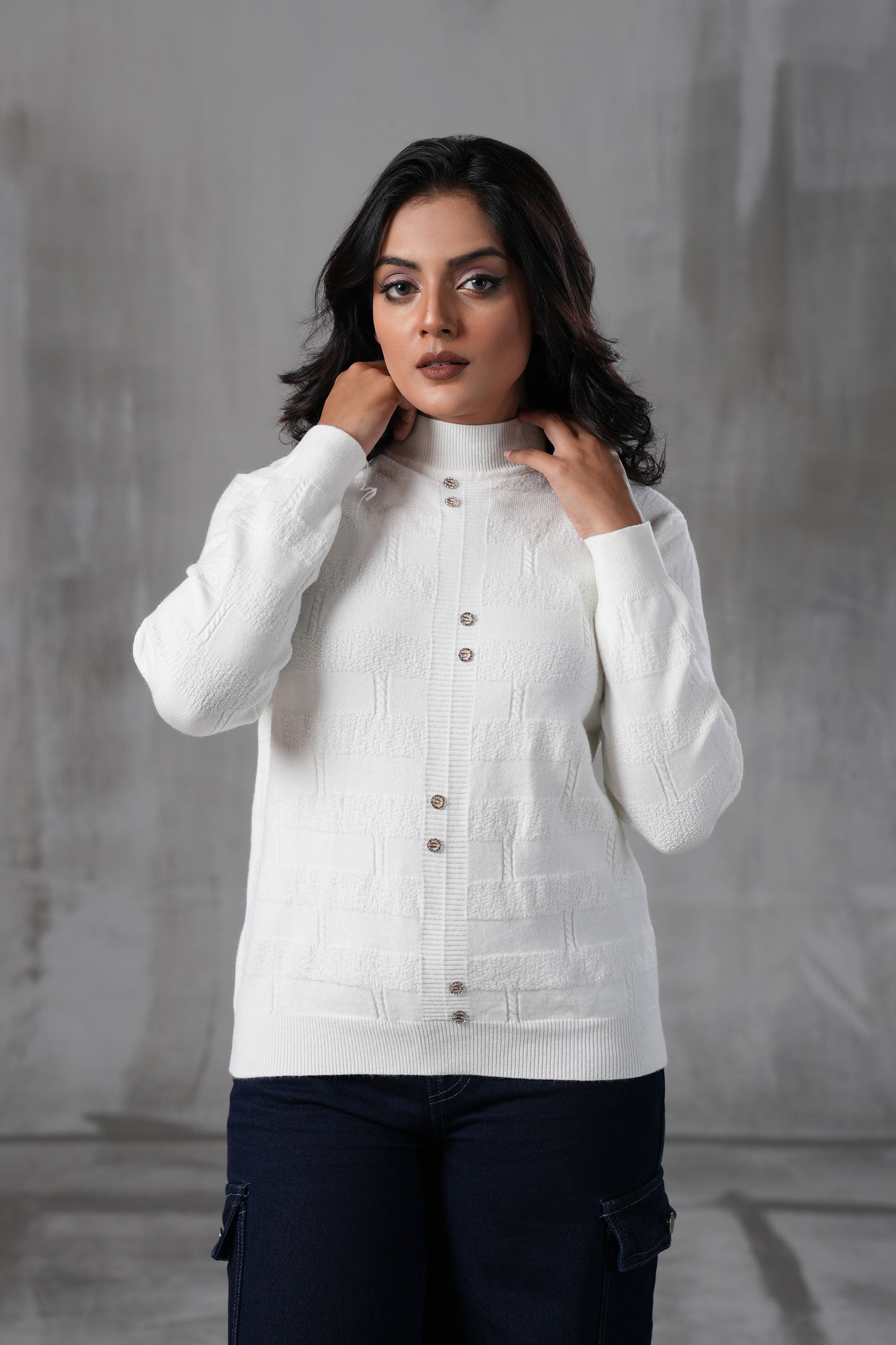 Classic Textured Knit Top