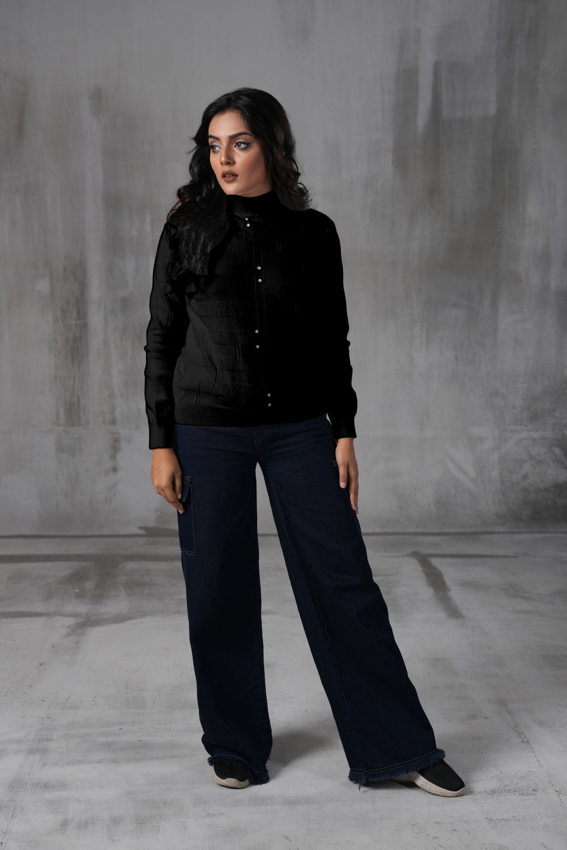 Classic Textured Knit Top