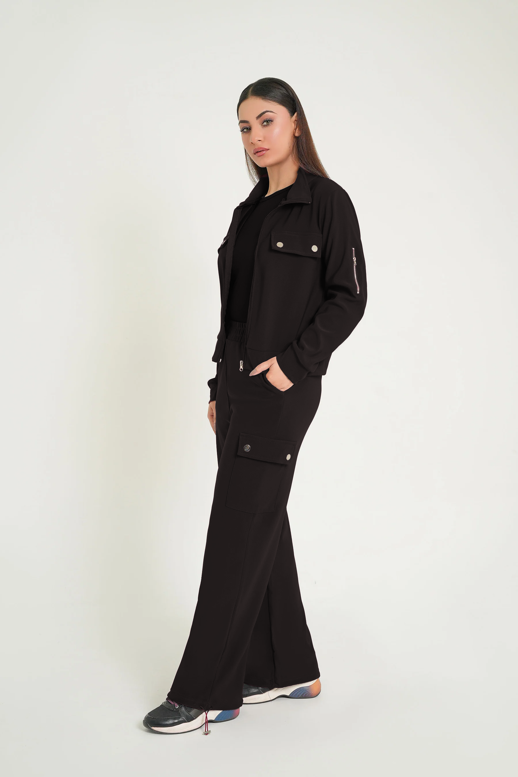 Black Co-ord Set | Women's Co-ord Set | Cherry Chics