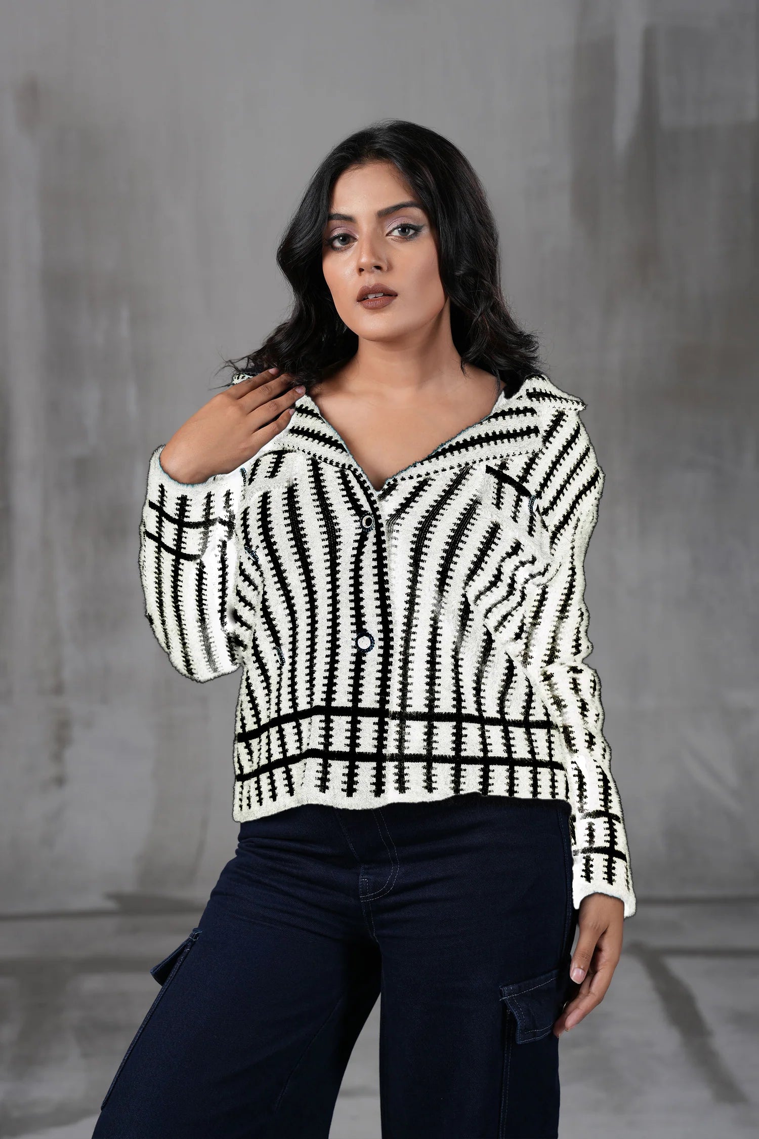 Minimal Luxe Pattern Coat