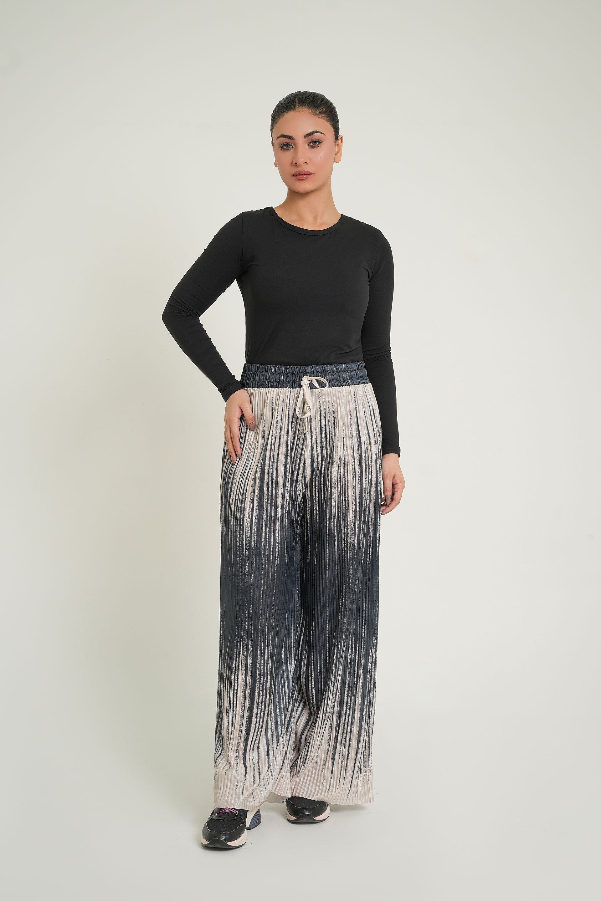 Pleated Trousers for Women | Pleated Trousers | Cherry Chics